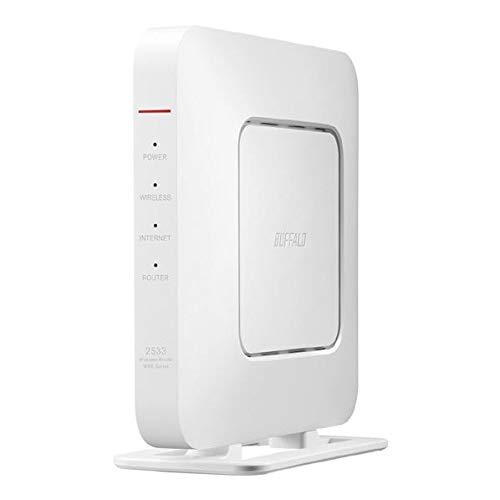 【中古】BUFFALO 無線LAN親機 11ac/n/a/g/b 1733+800Mbps AirStation ホワイト WSR-2533DHPL2-WH