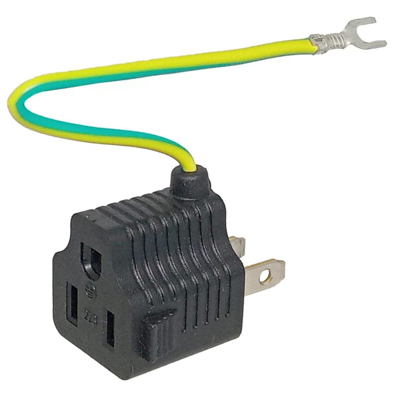 其它 - 【中古】3Aカンパニー 変換アダプタ 電源3ピン→2ピン 変換プラグ 電源/OAタップ 3A-3P2P