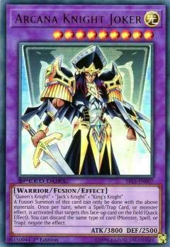 【中古】遊戯王 SBLS-EN007 アルカナ ナイトジョーカー Arcana Knight Joker (英語版 1st Edition ウルトラレア) Speed Duel: Arena of Lost Souls