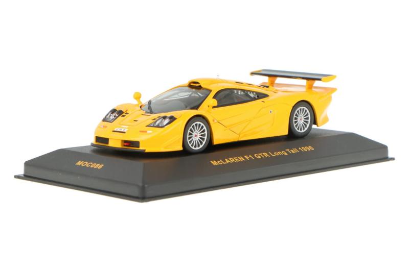 【中古】イクソ（ixo）1/43 マクラーレン F1 GTR ロングテイル 1996(オレンジ)