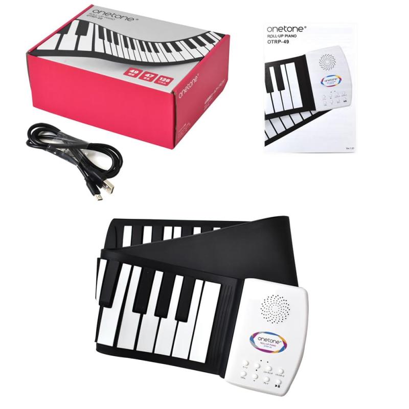 【中古】ONETONE ワントーン ロールピアノ (ロールアップピアノ) スピーカー内蔵 充電池駆動 トランスポーズ機能搭載 OTR