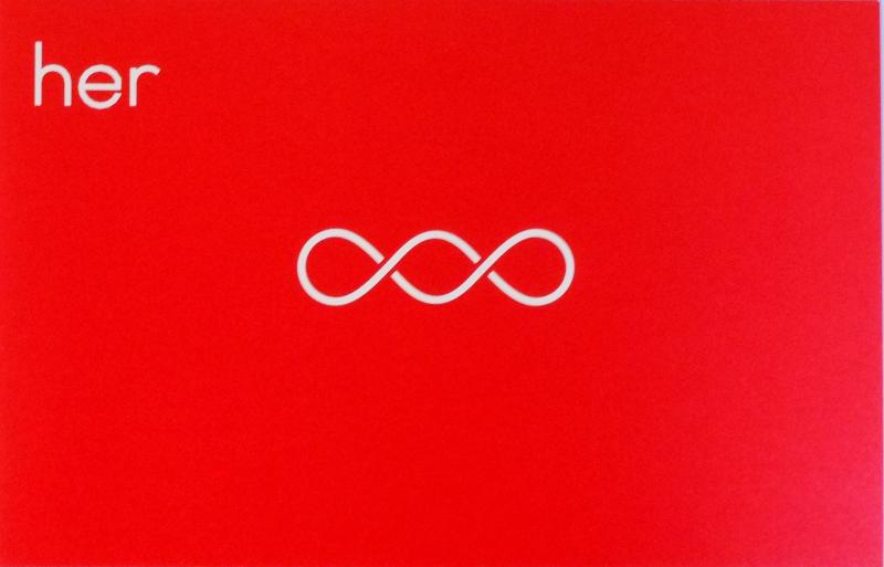 【中古】【映画パンフレット】　her／世界でひとつの彼女 　監督　スパイク・ジョーンズ　キャスト　ホアキン・フェニックス、エイミー・アダムス、ルーニー・マーラ、オリヴィア・ワイル