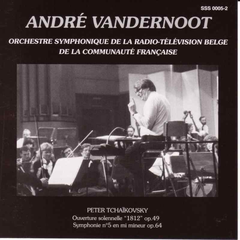 Composer: A Line - 【中古】チャイコフスキー:交響曲第5番、大序曲「1812年」 アンドレ・ヴァンデルノート指揮ベルギーフランス語放送交響楽団(RTBF交響楽団)