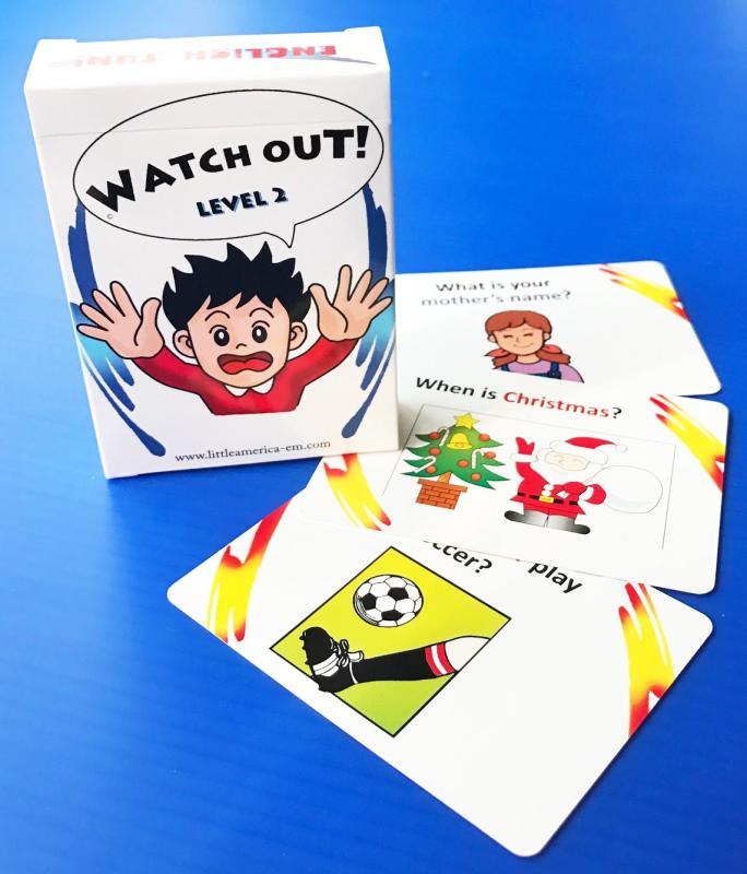 【中古】Watch Out Level2: 小学生・中学生にオススメ英語教材・カード