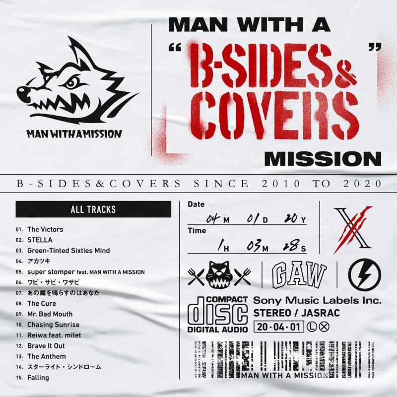 【中古】MAN WITH A "B-SIDES &amp; COVERS" MISSION(通常盤)