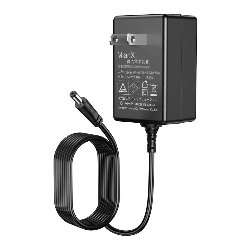AD-E95100LJ CASIO電子キーボード互換用 ACアダプター 9.5V1A カシオ電子ピアノ用充電器 SA-46 SA-50 SA-81 CT-X700 CTK-240 CT-S195 LK-335 LK-530 CKT-2550など SA/L