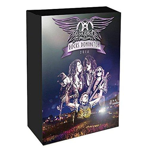 【中古】エアロスミス ロックス ドニントン 2014【Tシャツ(Lサイズ)付き500セット完全生産BOX/Blu-ray 2CD 1BONUS CD(日本盤ディスク)/日本語字幕付】