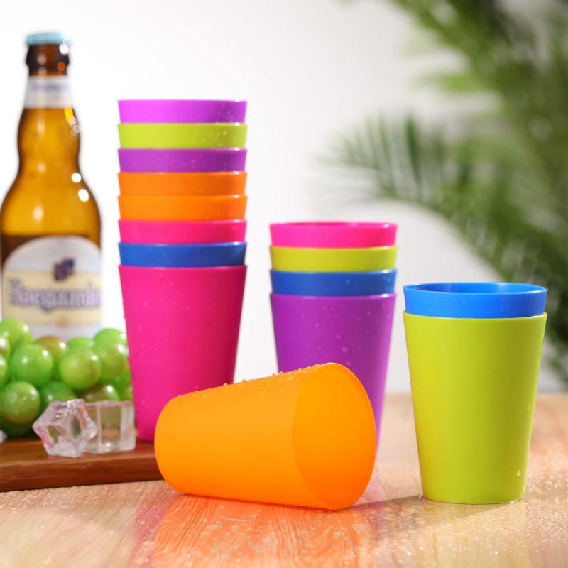 BESTOYARD 48個セット プラスチックカ 飲料カ 試飲用 業務用 ワインコ 飲みカ 耐熱プラコ パーティー用品 再利用可能 プラカ パーティー用 家庭用カ 6色 sofapotato-11088601 ソファポテト サンプル画像2