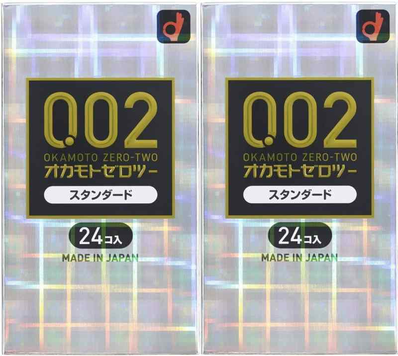 乐天商城 - 【2個】オカモト 薄さ均一 002EX 24個入x2個 (4547691750747)