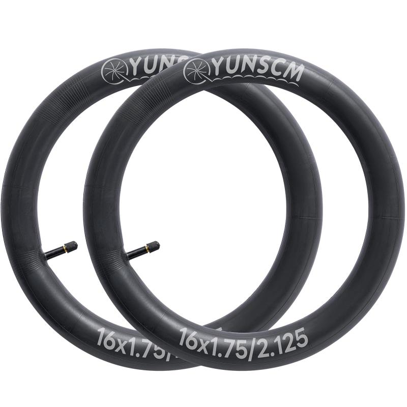 YunSCM 2本,16 1.75 チューブ,米式バルブ32mm,16x1.75/2.125自転車チューブ,マウンテンバイクチューブ 16x1.75,タイヤチューブ 16 2.12..