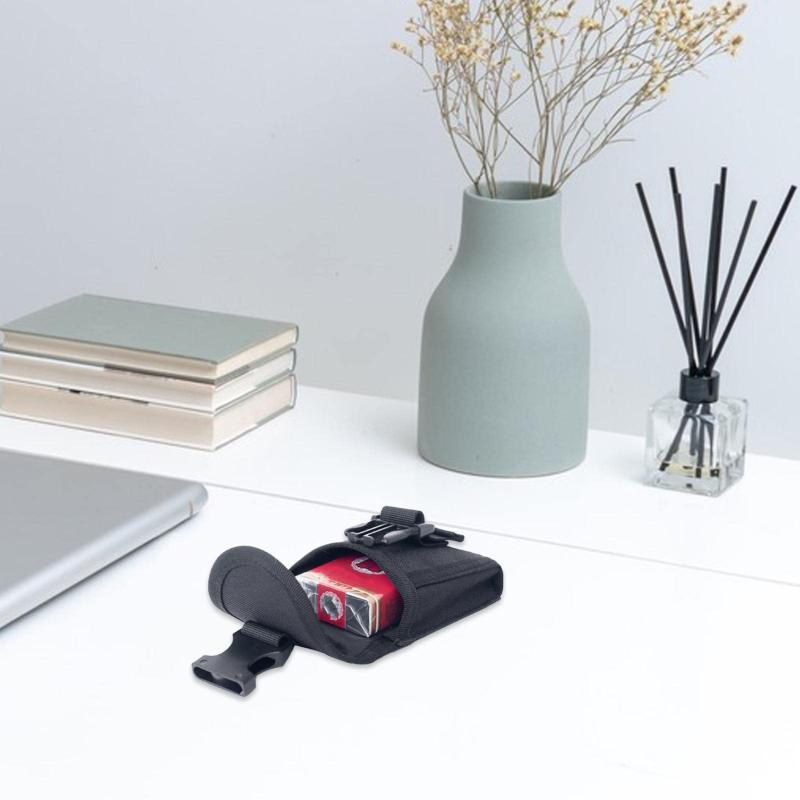 Allystyle 多機能 ベルトポーチ ウエストバッグ 撥水加工 小型 ガジェットポーチ ツールバッグ 腰袋 作業用 仕事用 アウトドア サバゲー メンズ ブラック sofapotato-11264725 ソファポテト サンプル画像3