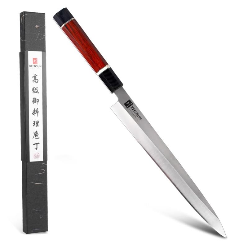 KEENSUN包丁正夫柳刃ステンレ...