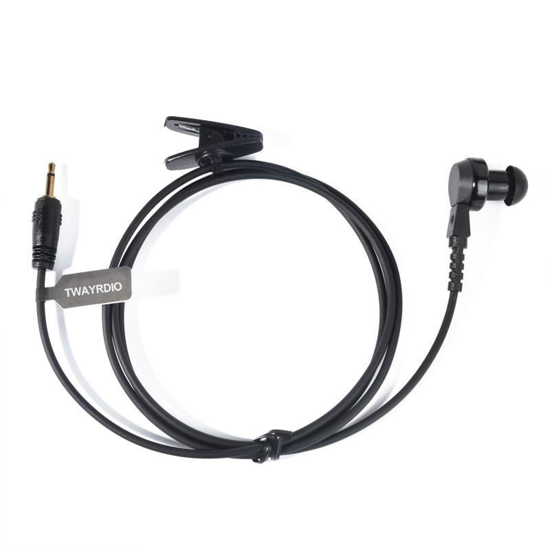 インカム イヤホン 2.5φ カナル式 片耳 アイコム/ケンウッド/ヤエス/アルインコ用のタイピン式イヤホンマイクに適合 トランシーバー用 無線機用