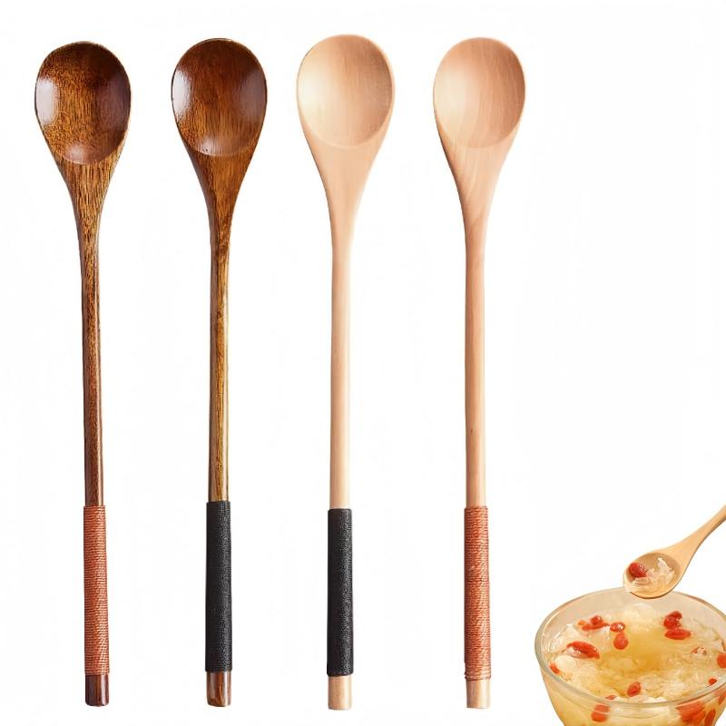 RuiChy スプーン 天然木製 4本セット �