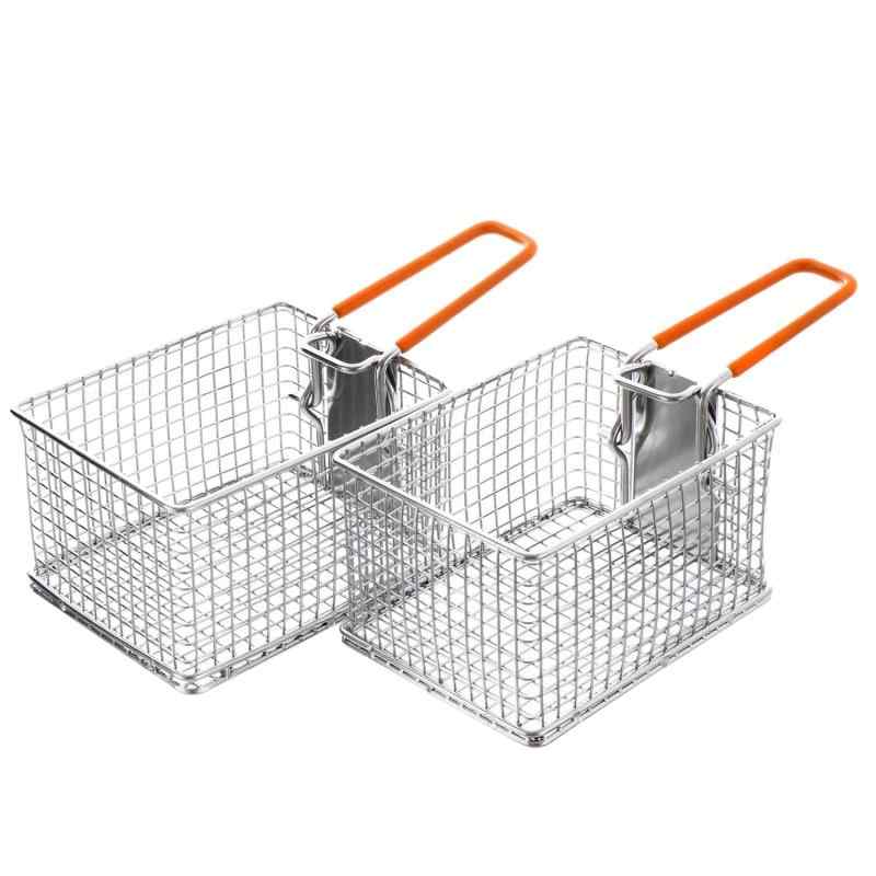 MiliCamp メスティンぴったりザル フライヤー 唐揚げフライバスケット 水切りざる ステンレス製油切り ソロキャンプ 天ぷら揚げ物器