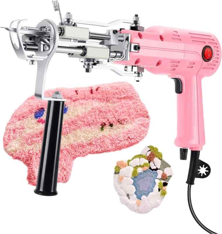 タフティングガン カーペット織機 Tufting Gun  高速織り 5～40ステッチ/秒 工業用刺繍機 ラグメーカー 電動