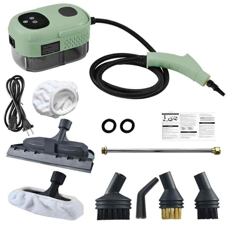 LANJING 高温スチームクリーナー 高圧スチームクリーナー スチームクリーナー steam cleaner スチームクリーナー 2500W 110V 高温 高圧 6段階調整 105℃ 除菌 大容量 急速加熱式 交換可能な多種ノズル