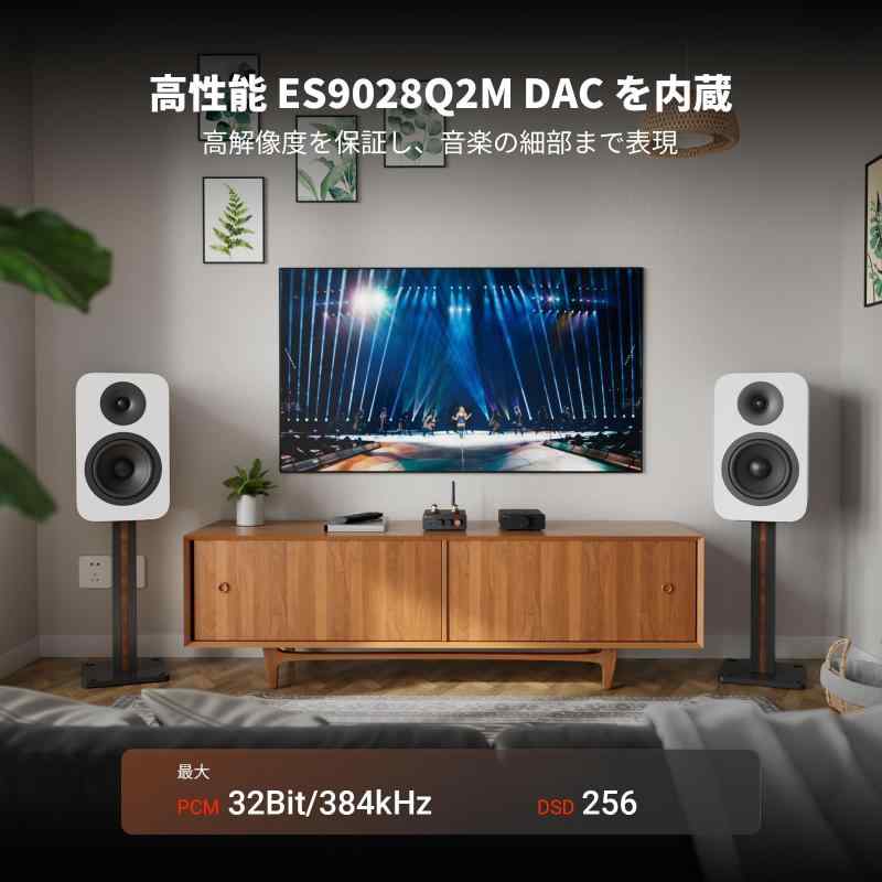 Fosi Audio GR40 真空管プリアンプ DAC付き ステレオヘッドフォンアンプ 3.5mm ホームオーディオ アクティブスピーカー/ヘッドフォン用 デジタルからアナログへのオーディオコンバーター プリア sofapotato-11125513 ソファポテト サンプル画像3