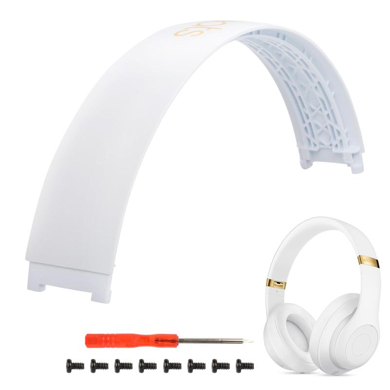 Studio 2 ヘッドバンド交換部品アクセサリー スタジオ3 ヘッドバンド修理キット Studio 3.0 / Studio 3.0 Wireless(B0500 B0501)に対応 トップヘッドバンド (Studio3-ホワイト)