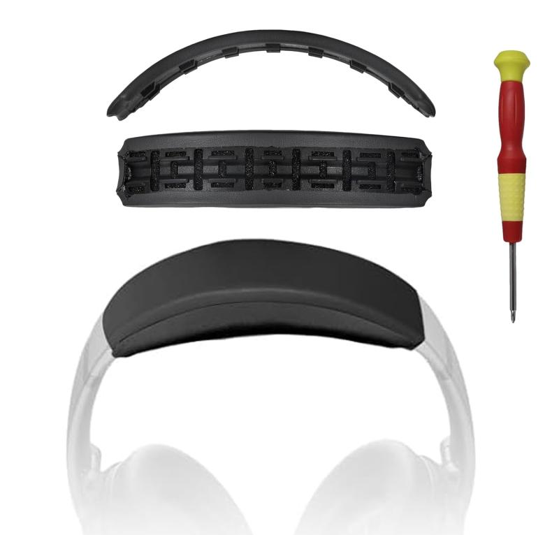 Aiivioll QC45 ヘッドバンドパッド交換キットfor Bose QuietComfort 35(QC35)/QC45/QC35II/QC SE ワイヤレスヘッドホン用精密スナップフィット式・簡単取り付け・for Boseヘッドホンアクセサリー（