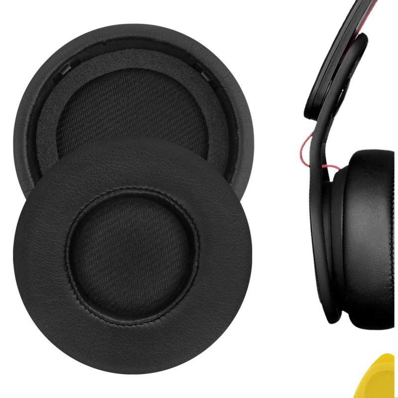Geekria イヤーパッド互換性 パッド モンスター Monster ビート Beats MIXR ヘッドホンに対応 イヤパッド/イヤークッション/イヤーカップ (プロテインレザー/ブラック)