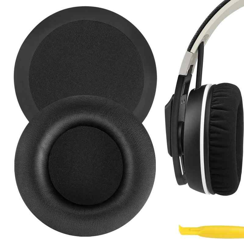 Geekria イヤーパッド 互換性 パッド ゼンハイザー Sennheiser Urbanite XL Over-Ear ヘッドホンに対応 パッド イヤー/イヤーカップ (プロテインレザー/ブラック)
