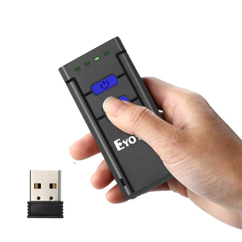 Eyoyo バーコードリーダー バーコードスキャナー パソコン用 卓上式 ハンズフリー 2D 1D QR USB有線