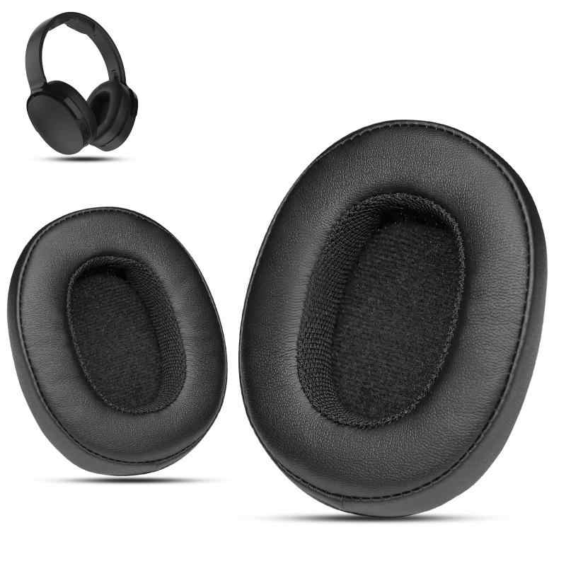 Krone Kalpasmos 交換用イヤーパッド | Skullcandy Crusher/Evo/Hesh 3 / ANC/Venue ANC Wireless 対応 | ソフトレザー＆高密度フォーム (ブラック)洗練されたイヤーパッド - 柔らかなレザーと高密度メモリーフォームで作られたSkullcandy交換用イヤークッションは、最高の柔らかさと快適さを提供します簡単取り付け - Skullcandy Crusherワイヤレスヘッドフォンに数分で簡単に取り付け可能。特別な工具は不要で、ヘッドフォンスピーカーにイヤーパッドを巻き付けるだけですノイズキャンセリング強化 - 厳選された高品質メモリーフォームがノイズキャンセリングを強化し、ヘッドフォン内部を清潔に保ちながら不純物を除去。優れたリスニング体験を実現します精巧な作り - 世界有数の素材サプライヤーから選ばれた原料を使用し、経験豊富な職人により一つ一つ手作り。丁寧なステッチと優れた製造プロセスにより、高品質な見た目と性能を提供します対応モデル - Skullcandy Crusher Evo、Skullcandy Crusher ANC、Skullcandy Hesh 3など、多くのSkullcandyワイヤレスヘッドフォンに対応しています