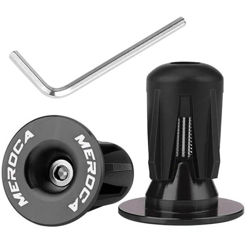 Bicycle/Motorcycle Bar End Plugs, Bicycle Parts, Rod End Caps, 1 Pair, Aluminum Alloy, Removable Fitting, Anti-Slip, Lightweight, Durable, Stable