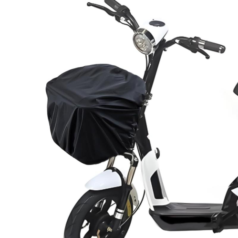 Rakuten - KASELIN 自転車カゴカバー 防水生地 前後兼用 日焼け防止 防雨防塵 レインカバープロテクター 防水ゴムコード 取り付け簡単 大容量 マウンテンロードバイク 三輪車用 通勤 ブラック
