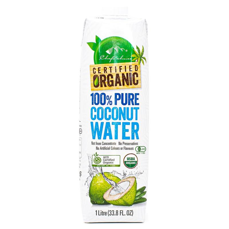 シェフズチョイス オーガニックピュアココナッツウォーター 無添加 有機 無加糖 Organic pure coconut water