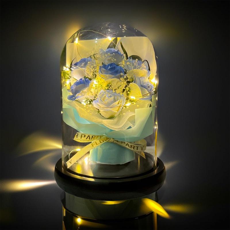 ソープフラワー LangRay 枯れない花 造花 花束 バラ 石鹼花 石鹼フラワー 贈り物 ギフト 敬老の日 母の日 開店祝い 誕生日 記念日 お見舞い 感謝 お礼 プレゼント ギフトボックス