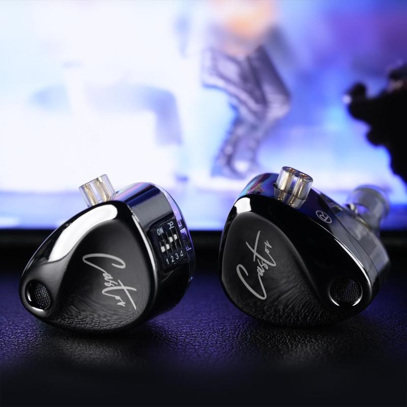 KZ Castor ー インイヤー モニター デュアル動的ドライバー ヘッド フォン 4 チューニング スイッチ HiFi ノイズ キャンセル有線イヤホン、すべての周波数ステレオ サウンド イヤホン クラリテ sofapotato-11129552 ソファポテト サンプル画像3
