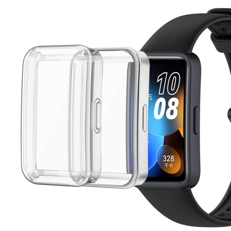 2 Pack NOOETAH ケース Compatible for HUAWEI Band 10/Band 9/Band 8,TPU全面超薄型 オールラウンド 保護 カバー