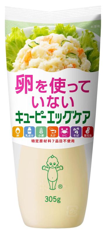 乐天商城 - キユーピー エッグケア (卵不使用) マヨネーズ タイプ 305g