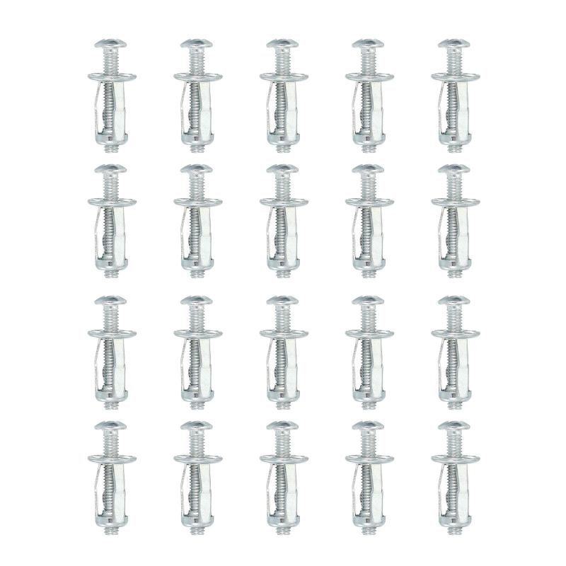 樂天商城 - PATIKIL 拡張ネジペタルナットM4 x 25mm 20個ジャックナット炭素鋼ペタル形リベットナットインサートナットファスナー付きスクリューアセンブリ 中空壁薄い柔らかい壁鉄皮用