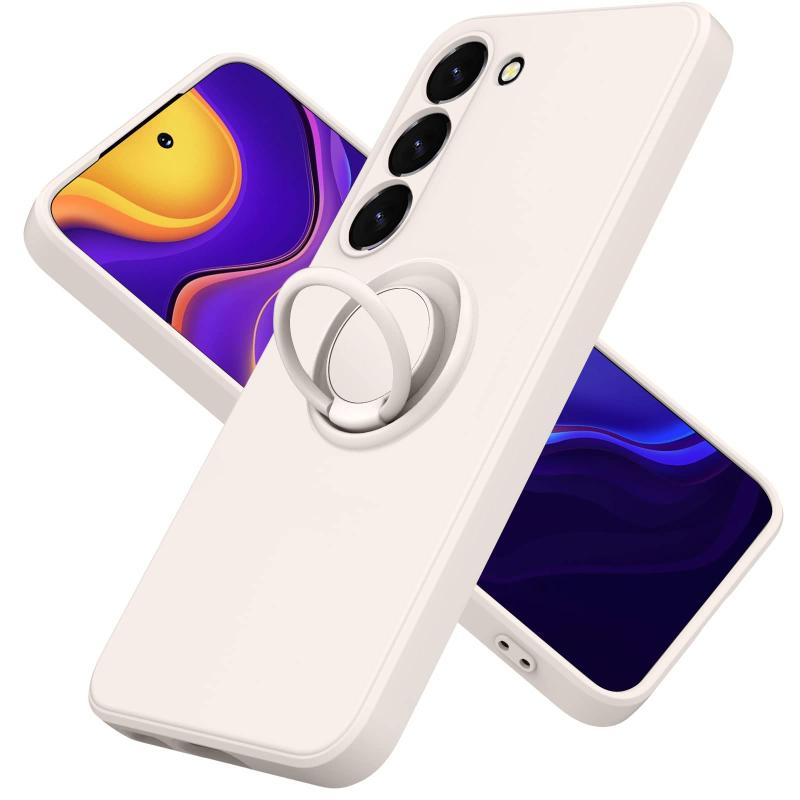 PNEWQNE Galaxy S23 用ケース リング付き SC-51D SCG19 ソフトシリコンカバー 全面保護 傷付き防止 tpu 一体型 車載ホルダー対応 スタンド機能 サムスン ギャラクシー s23 用ケース シンプル 人気 携帯