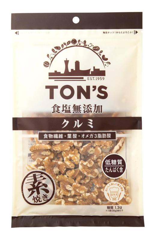 乐天商城 - 東洋ナッツ食品 食塩無添加クルミ 大袋 200g