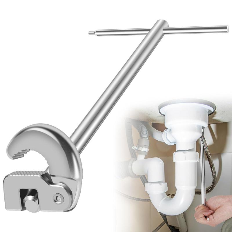 SensaBliss シンクレンチ ベンリーレンチ 配管工のツール 180度回転 水回り 水栓器具の取替 多機能モンキーレンチツール パイプレンチ 配管レンチ