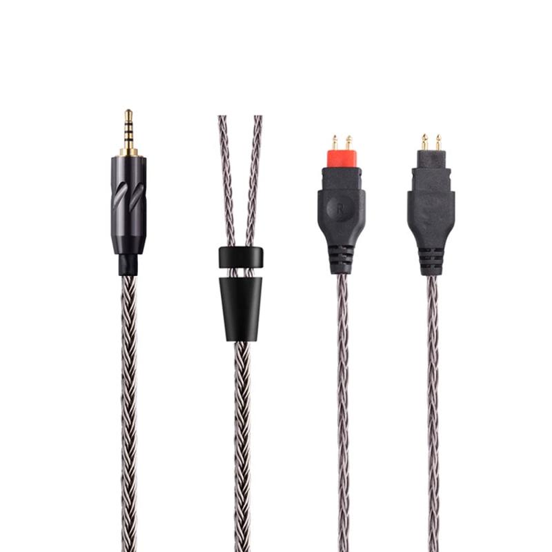 6N単結晶銅 銀メッキ Sennheiser ゼンハイザー HD580 HD650 対応アップグレード ケーブル ビバボ HD600 HD660 HD660S 対応 交換用 リケーブル ヘッドフォン ケーブル