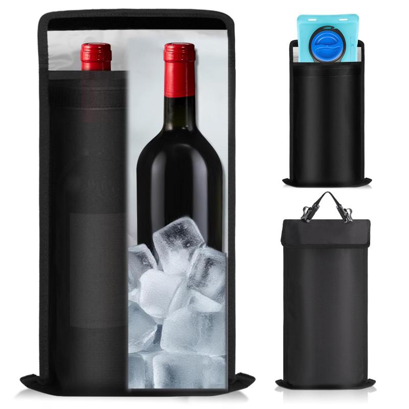 TUDEQU（トゥデキュー）2-IN-1保冷袋 2L｜酒袋 保冷｜結露防止｜断熱設計｜漏れ防止｜耐久性1000Dオックスフォード｜ワインバッグ｜ハイドレーション 2L 保冷｜お酒 保温ポーチ｜登山｜サイク sofapotato-11231585 ソファポテト パッケージ画像