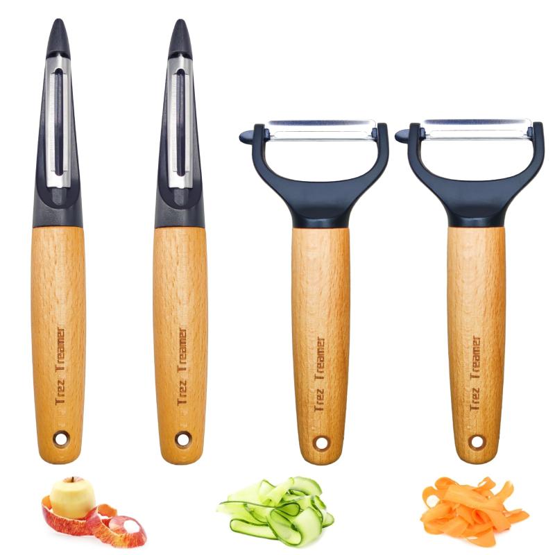 Trez Treamer キッチン用野菜ピーラー、ポテトピーラー幅広い用途