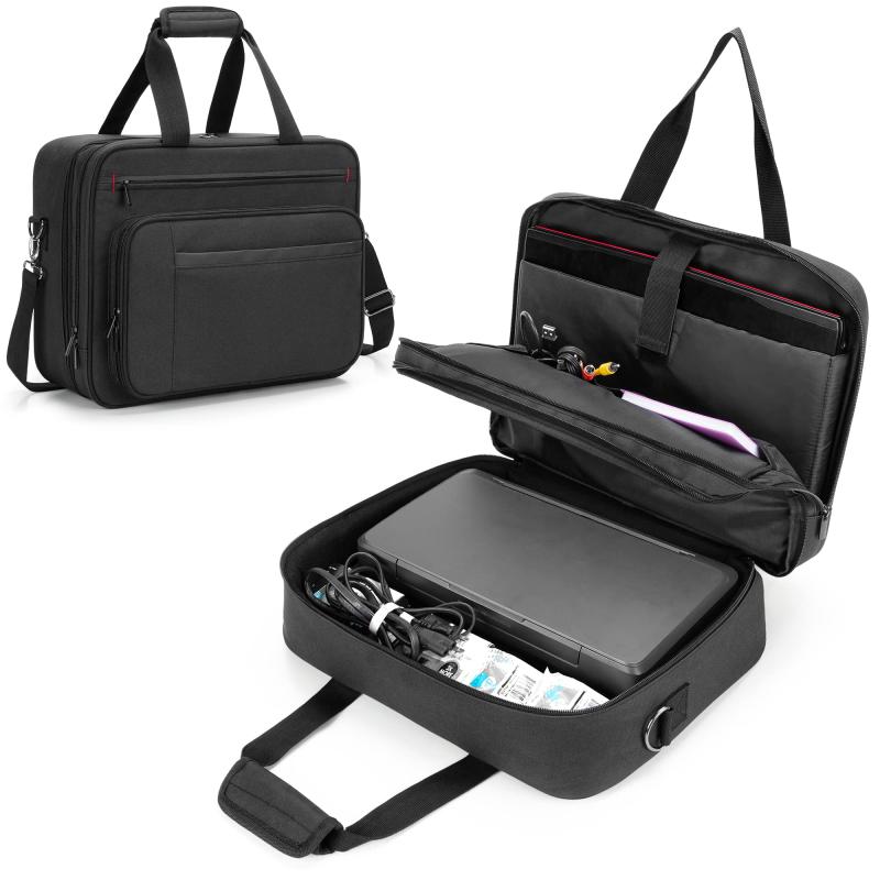 DSLEAF 二層プリンター ケース Tango X/HP Officejet 250/200と互換性があり パーツをまとめて収納