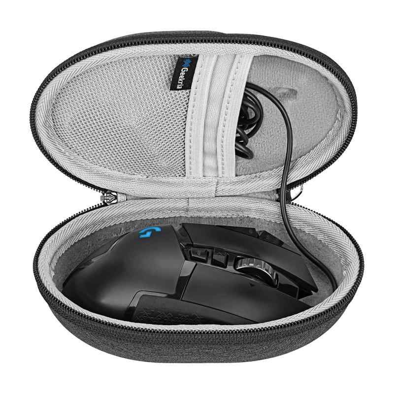 Geekria マウスキャリングケース ロジクール Logicool PRO X2 / G309 / G502 Hero / G502 X/G PRO X / G305 / G703 / G903 ハードシェルトラベルバッグ ゲーミングやオフィスマウスに