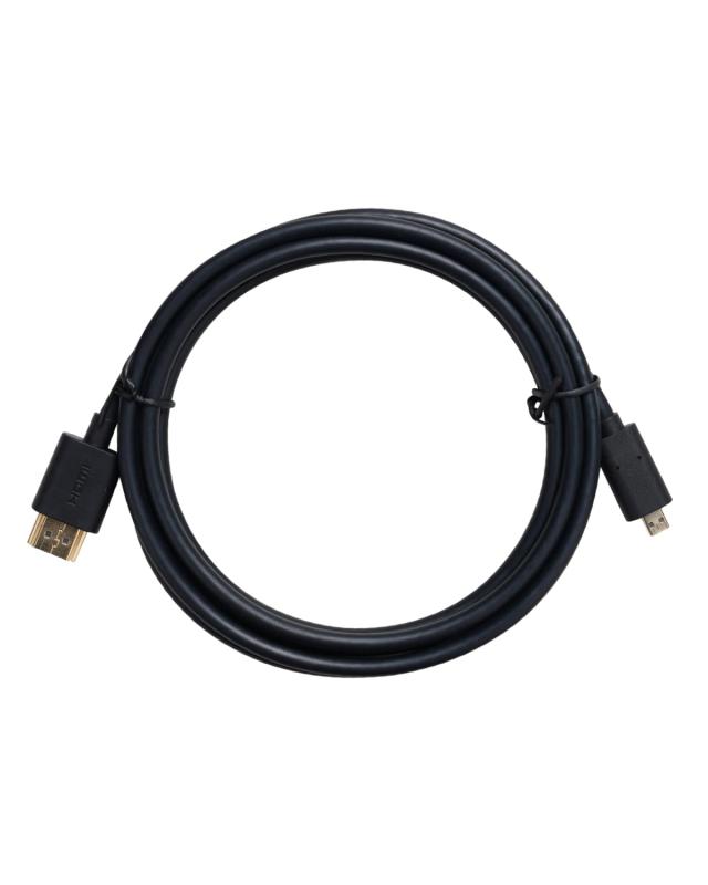 OBSBOT マイクロHDMI-HDMIケーブル HDMI Micro HDMI (4K@60Hz、18Gbps) 1.5M UHDビデオ信号の伝送