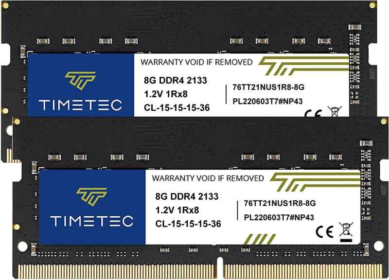 TT-Timetec Hynix IC 4GB DDR4 2133MHz PC4-17000 Non ECC Unbuffered 1.2V CL15 1Rx8 Single Rank 260 Pin SODIMM Laptop Notebook Com