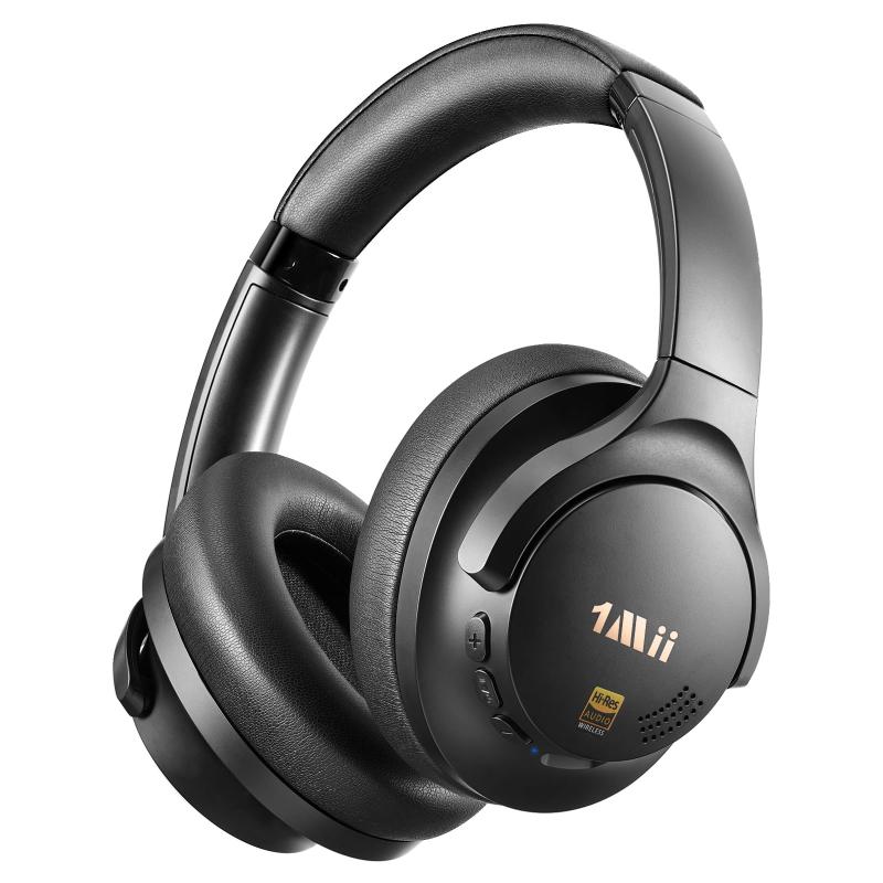 1Mii AI Y8+ ワイヤレス ノイズキャンセリング ヘッドホン Bluetooth 6.0/LDACハイレゾオーディオ/100時間再生/快適フィット/旅行用/折りたたみ/AI翻訳 ボイスチャットアプリによるカスタムEQ