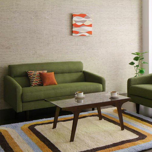 樂天商城 - ソファ ソファー カウチ 2人掛け ブラウン カーキ ベージュ 幅：70cm?79cm 奥行き：70cm?79cm 高さ：70cm?79cm エレガント カントリー クラシック フレンチ ベーシック モダン ラグジュアリー レトロ 北欧 無地 要組立品 1?1.5人掛け（? 99cm）