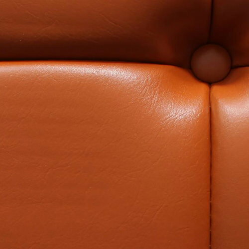 ソファ ソファー レザー 2人掛け ブラウン 幅:140cm〜149cm 奥行き:70cm〜79cm 高さ:70cm〜79cm カントリー クラシック フレンチ ベーシック ミッドセンチュリー モダン レトロ ロマンチック 北欧 無地 要組立品 合成皮革 2〜2.5人掛け(100〜170cm) [2]