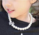 キッズパールネックレス 子供 アクセサリーブライズメイドプレゼントクリスマス 子供 アクセサリー お姫様 ネックレス 女の子 フォーマル 結婚式 発表会 キッズ パール ピアノ発表会 パーティー 七五三(4)